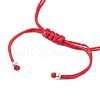 Nylon Braided Bead Bracelets for Women Men BJEW-JB11312-01-4
