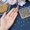 SUNNYCLUE 300Pcs Brass Rhinestone Spacer Beads RB-SC0004-83G-3