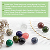 Natural & Synthetic Gemstone Round Beads G-NB0003-86C-4
