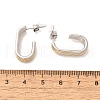 304 Stainless Steel Two Tone Stud Earrings EJEW-F355-05GP-04-3
