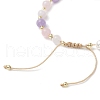 Glass Beads Braided Bead Bracelets for Women BJEW-JB11732-4