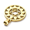 304 Stainless Steel Pendants STAS-D036-10G-2