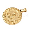 304 Stainless Steel Pendants STAS-C131-04G-08-2