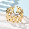 304 Stainless Steel Cuff Rings RJEW-P150-05G-2
