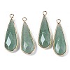 Natural Green Aventurine Pendants X-G-S359-319A-1