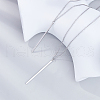 SUPERFINDINGS 304 Stainless Steel Pendant Necklaces NJEW-FH0001-14B-4