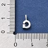 925 Sterling Silver with Cubic Zirconia Charms STER-Q004-01G-S-3