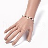 Electroplate Glass Beads Stretch Bracelets BJEW-JB04309-05-4