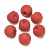 Rubberized Acrylic Beads OACR-G012-05-2