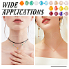 GOMAKERER 18 Strands 18 Colors Transparent Electroplate Glass Beads Strands EGLA-GO0001-05-7