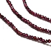 Natural Garnet Beads Strands G-RM2025-11-2mm-4