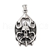 Retro 304 Stainless Steel Big Pendants STAS-I205-38AS-05-1