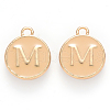 Golden Plated Alloy Enamel Charms ENAM-S118-06M-1