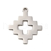 Non-Tarnish 304 Stainless Steel Pendants STAS-S123-03P-09-1