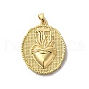 Rack Plating Brass Pendants KK-H487-21G-1