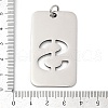 304 Stainless Steel Pendants STAS-M115-01P-S-3