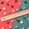 6Pcs Handmade Bumpy Glass Beads Strands LAMP-FS0001-16D-4