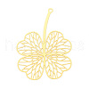 Brass Filigree Big Pendants KKC-T003-29G-1