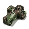 Cross with Flower Silicone Focal Beads SIL-G006-02E-3