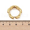 Brass Micro Pave Clear Cubic Zirconia Finger Rings for Women RJEW-S622-10G-4