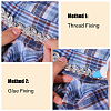 Iron Rhinestone Cup Chains FIND-WH0139-358-5