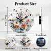 MDF Printed Wall Clock HJEW-WH0058-028-2