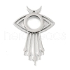 304 Stainless Stee Locket Big Pendants STAS-S132-12P-01-1