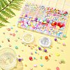 DIY Acrylic Beaded Stretch Bracelets Jewelry Kit DIY-FS0005-71-8