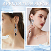 SUNNYCLUE 40Pcs 304 Stainless Steel Clip-on Earrings Findings STAS-SC0005-82P-5