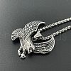 Vintage Stainless Steel Eagle Pendant Necklaces for Men KB7444-2