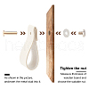 Imitation Leather Cabinet Handle Pull Knob DIY-WH0258-80B-5