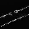 Tarnish Resistant 304 Stainless Steel Cable Chains Necklaces STAS-S029-03-2