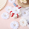 Polyester & Alloy & Acrylic & Abs Flower Ornament Accessories DIY-WH0588-78B-4