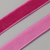 50 Yards Polyester Single Face Velvet Ribbon OCOR-WH0082-161A-1