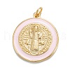 Brass Enamel Pendants KK-G399-03-2