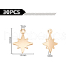 Unicraftale 30Pcs Brass Charms KK-UN0002-11-3