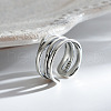 925 Sterling Silver Multilayer Cuff Rings FS-WG19322-01-1