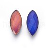 Faceted Glass Cabochons GLAA-F091-04-1