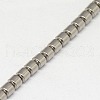 Electroplate Non-magnetic Synthetic Hematite Beads Strands G-J163-3x3mm-05-3