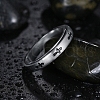 Cross Stainless Steel Rotating Finger Ring PW-WG58926-02-3