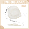 Linen Mini Hat Fascinator Base AJEW-WH0561-32C-2