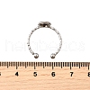 304 Stainless Steel Cuff Ring Components RJEW-H250-02D-P-3