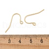 Brass Earring Hooks KK-H503-28G-3
