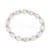 Glass Bear Beaded Stretch Bracelets for Women BJEW-JB10671-1