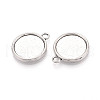 Tibetan Style Alloy Pendants Cabochon Settings PALLOY-N178-12AS-D-2