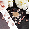 ARRICRAFT Natural Hematoid Quartz Round Beads Strands G-AR0003-56-3