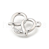 Brass Micro Pave Cubic Zirconia Pendants KK-Q097-05A-P-2