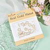 Beebeecraft 10Pcs Brass Toggle Clasps KK-BBC0013-28-6