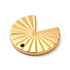 Ion Plating(IP) 304 Stainless Steel Pendants STAS-M312-01B-G-3