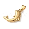 201 Stainless Steel Pendants STAS-U053-14G-2
